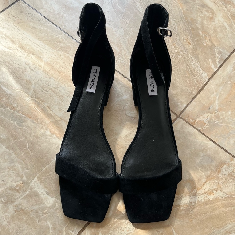 Steve Madden Square Toe Sandal black size 13 - Picture 12 of 12